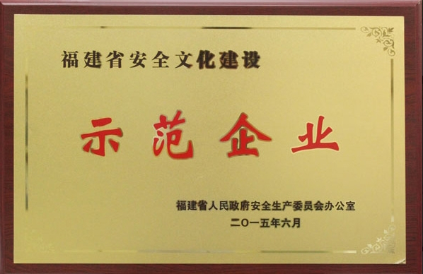安全文化建设示范企业